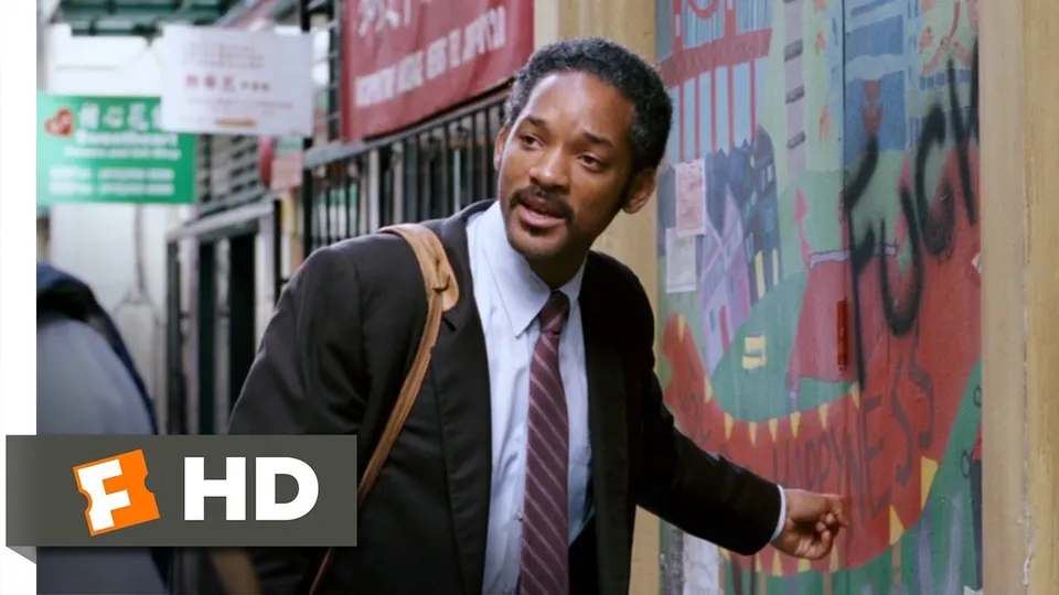 Сцена из фильма на YouTube: “The Pursuit of Happyness Movie CLIP - No Y in Happiness (2006)”