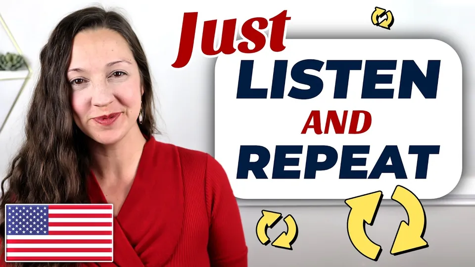 유튜브 레슨: “Listen and Repeat: SPEAK with me in English”